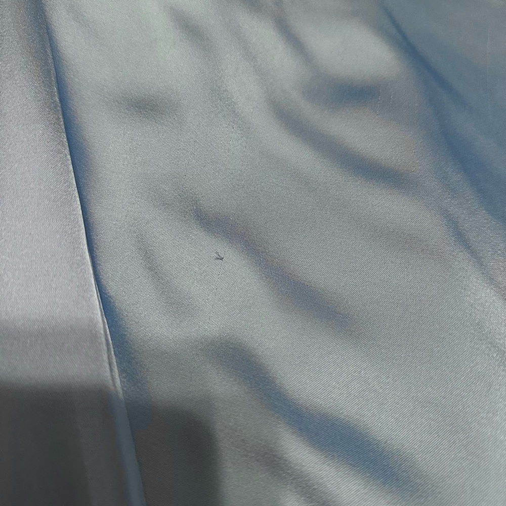 Elegant Sky Blue Backless Evening Gown - Picture 6 of 6